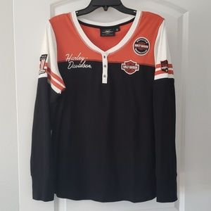 Harley Davidson Womens XL longsleeve shirt